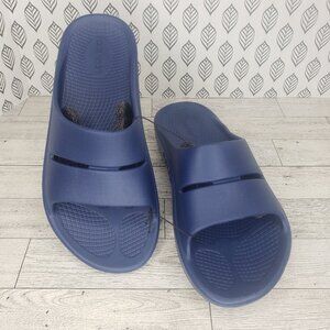 NWT Womens OOahh Slide Sandals Navy Size 8/ Mens 6 EU39